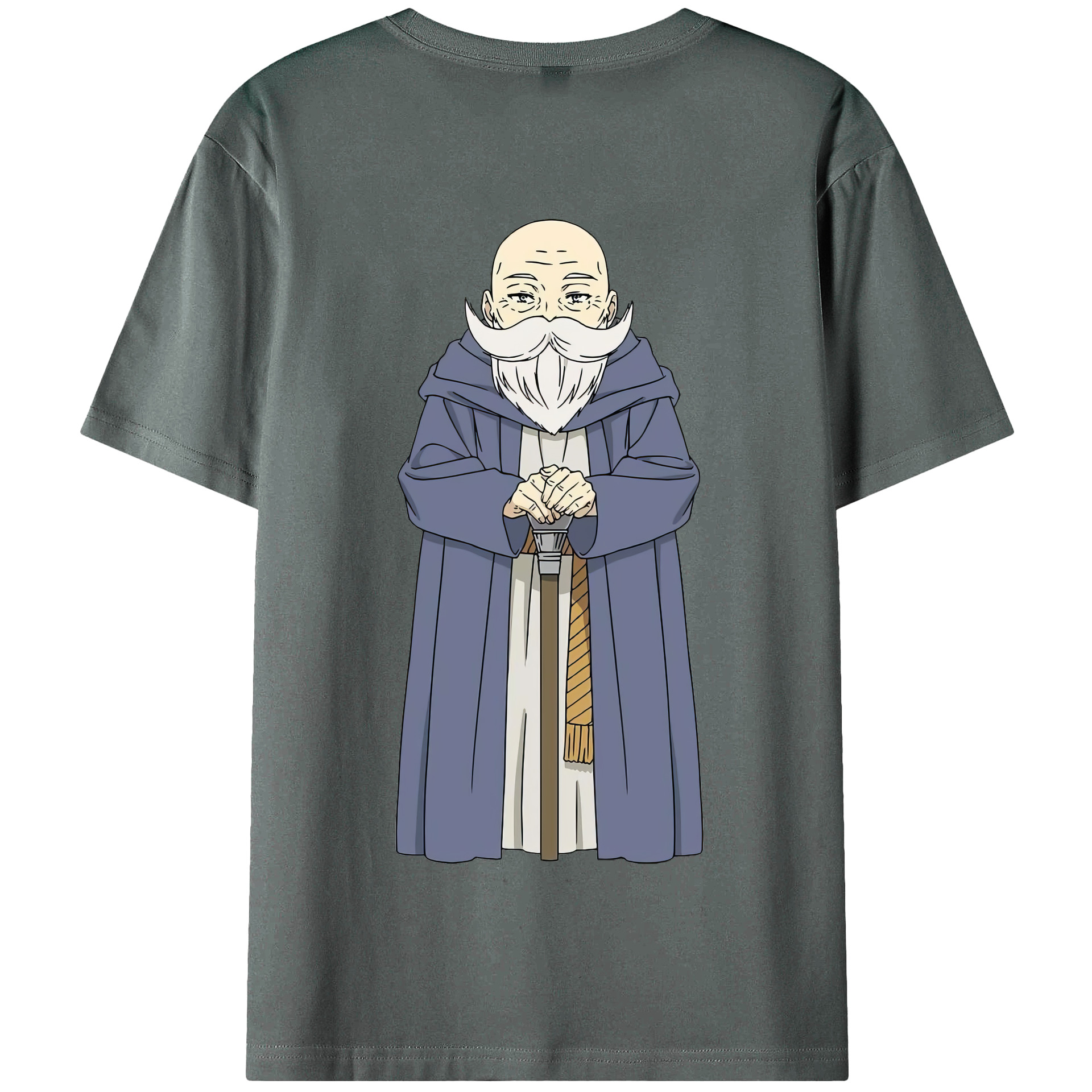 （画像用） 葬送のフリーレン Frieren 綿100％半袖Tシャツ（背面プリント）